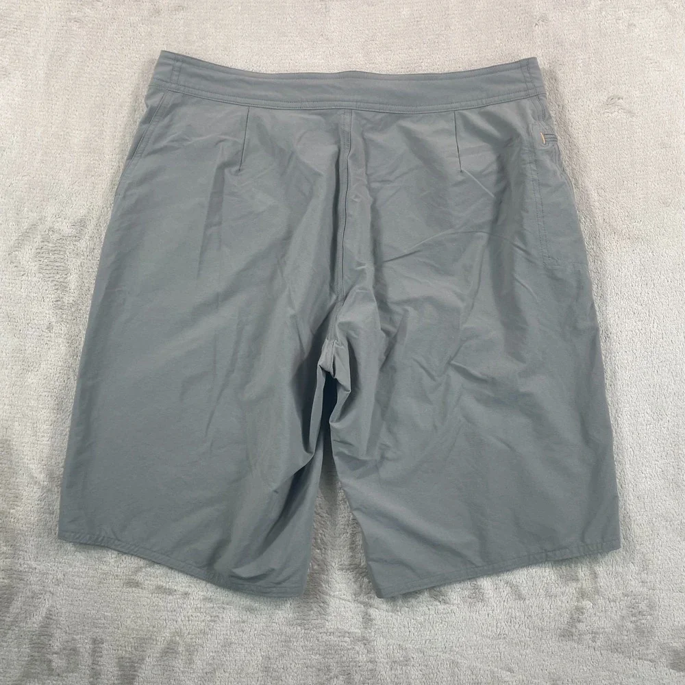 Orvis TroutBum Shorts Men 34 Grey Jackson Quick Dry‎ Utility Fishing Drawstring